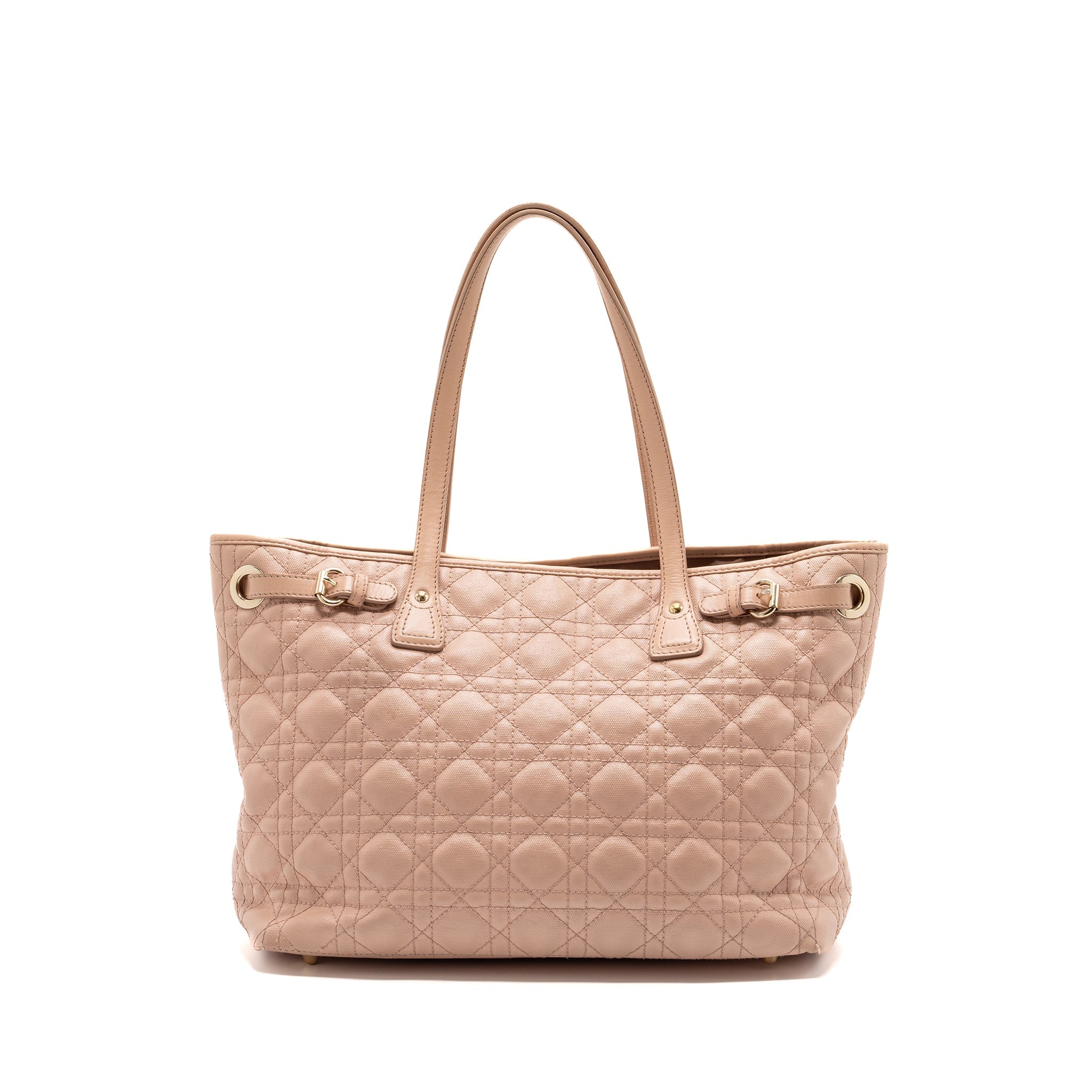 Dior small shopping tote bag light pink GHW