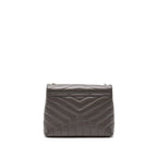 Saint Laurent/YSL Small Lou Lou Bag Calfskin Dark Grey SHW