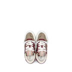 Dior Size 35 Dior Travel Sneaker Leather/Nylon Dark Nut/Multicolour
