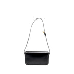 Celine triomphe shoulder bag calfskin black