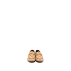 Gucci Size 35.5 Jordan Loafers canvas dark beige