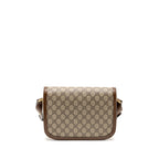 Gucci Horsebit 1955 Shoulder Bag GG Supreme Canvas/Leather Beige/Brown GHW