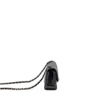 Chanel Mini Rectangular Flap Bag Caviar Iridescent Black SHW