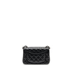 Chanel Mini Rectangular Flap Bag Caviar Iridescent Black SHW