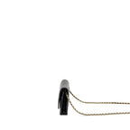 Chanel Classic Wallet on Chain Caviar Black GHW (Microchip)