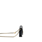 Chanel 23B Wallet On Chain with Adjustable Chain Caviar Black GHW (Microchip)
