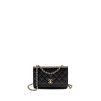 Chanel Trendy CC Wallet on Chain Lambskin Black LGHW (Microchip)