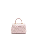 Chanel Small Coco Handle Caviar Light Pink LGHW (microchip)
