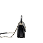 Chanel Top Handle Trendy CC Flap Bag Lambskin Black LGHW