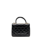Chanel Top Handle Trendy CC Flap Bag Lambskin Black LGHW