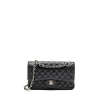 Chanel Medium Classic Double Flap Bag Caviar Black SHW