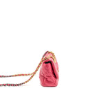 Chanel Small 19 Bag Lambskin Pink multicolour hardware