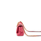 Chanel Small 19 Bag Lambskin Pink multicolour hardware