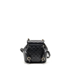 Chanel 24p Mini Duma Backpack Calfskin Black LGHW (microchip)