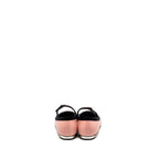 Chanel Size 38.5 Mary Janes lambskin/velvet Pink/Black LGHW