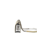 Chanel Medium Boy Bag Metallic Patent Calfskin/Metallic Lambskin Gold/Silver SHW