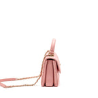 Chanel Top Handle Trendy CC Flap Bag Lambskin Pink LGHW
