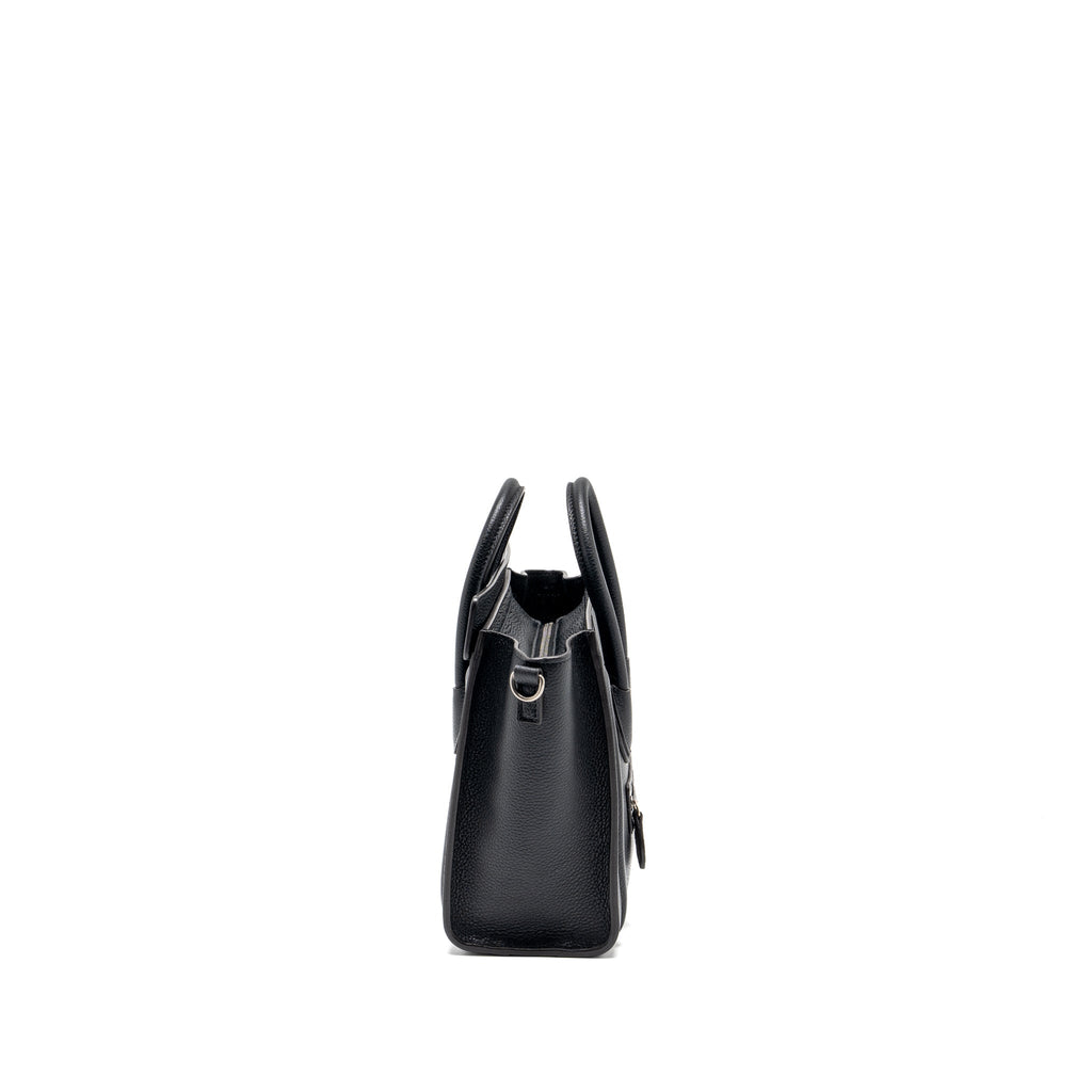 Celine nano luggage bag calfskin black