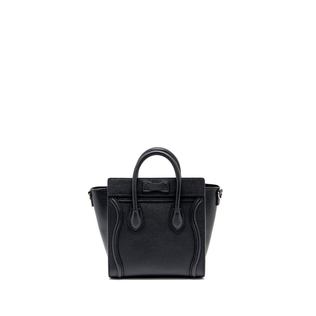 Celine nano luggage bag calfskin black