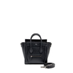 Celine nano luggage bag calfskin black