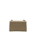 Gucci Small Dionysus Shoulder Bag GG Supreme Canvas/Suede Brown SHW