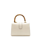 Gucci Bamboo Top Handle Dionysus Flap Bag Calfskin White/Multicolour GHW