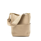 Celine Sangle Bucket Bag Calfskin Beige