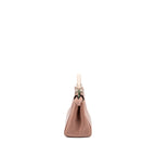 Fendi mini Peekaboo Bag Lambskin Dark Pink SHW