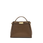 Fendi Medium Peekaboo Bag Calfskin Tobaco GHW