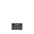 Dior Saddle Belt Pouch Blue Oblique Jacquard Canvas GHW