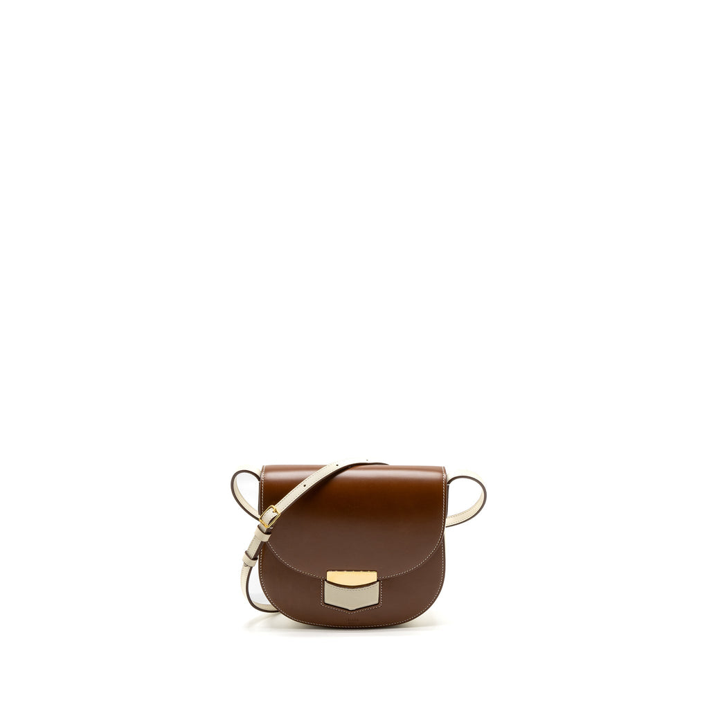 Celine Small Trotteur Bag Calfskin Brown/Multicolour