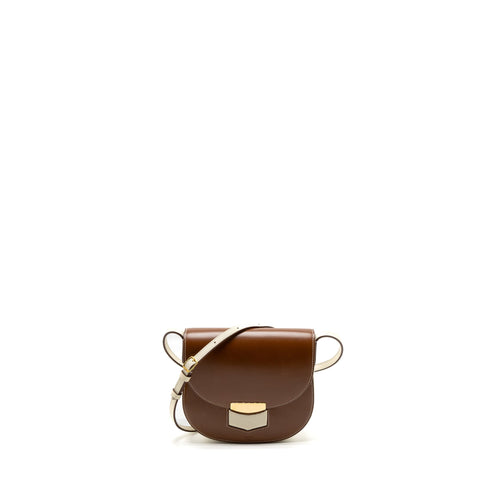 Celine Small Trotteur Bag Calfskin Brown/Multicolour