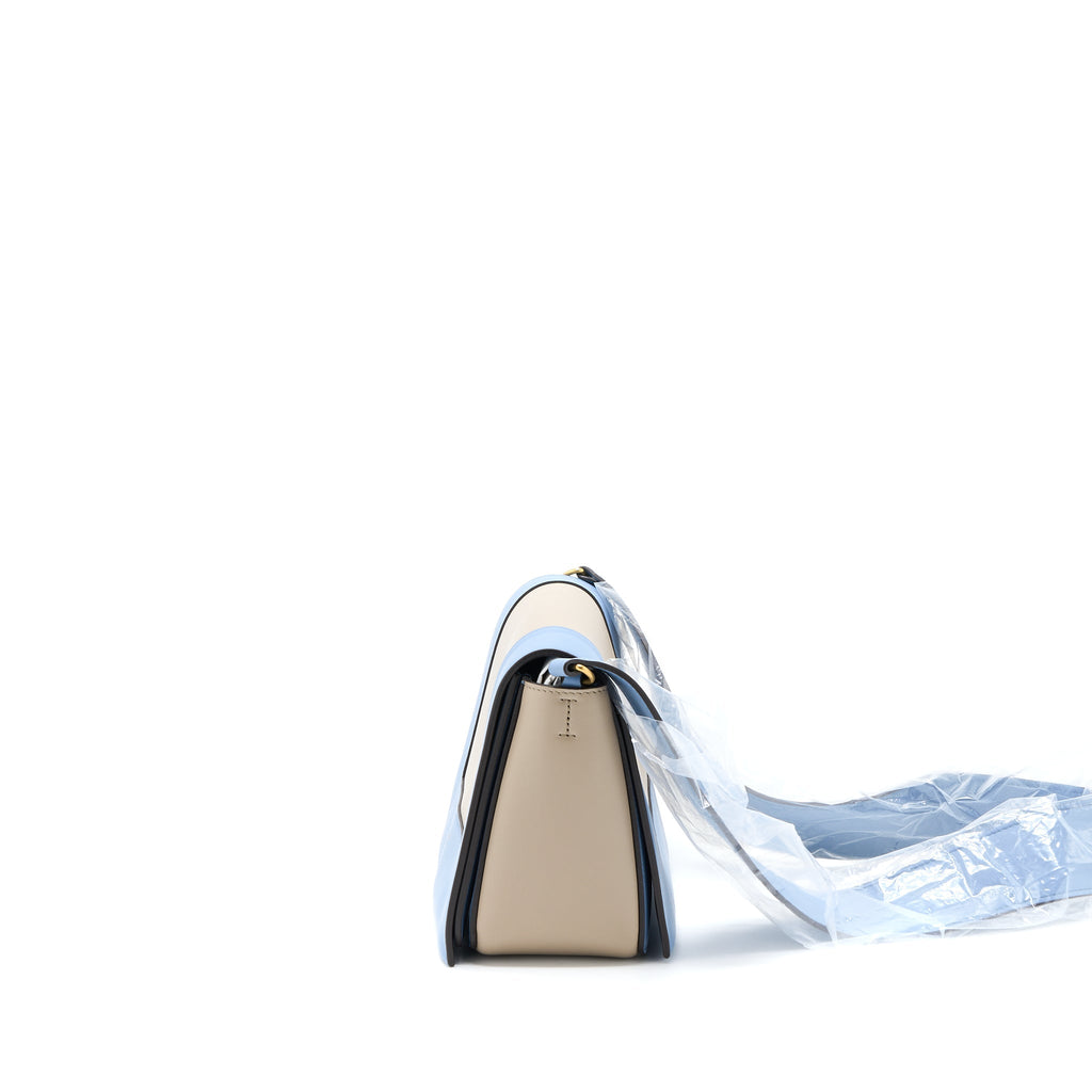 Celine Medium Frame Bag Multicolour Blue/Light Taupe