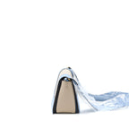 Celine Medium Frame Bag Multicolour Blue/Light Taupe