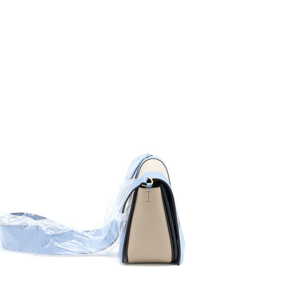 Celine Medium Frame Bag Multicolour Blue/Light Taupe