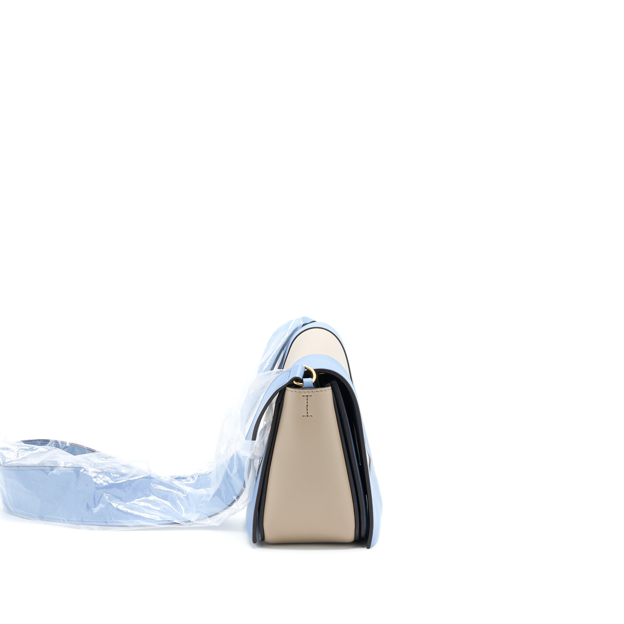 Celine Medium Frame Bag Multicolour Blue/Light Taupe