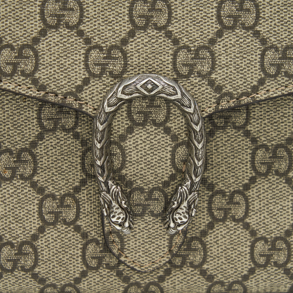 Gucci Dionysus Wallet On Chain GG supreme Canvas SHW