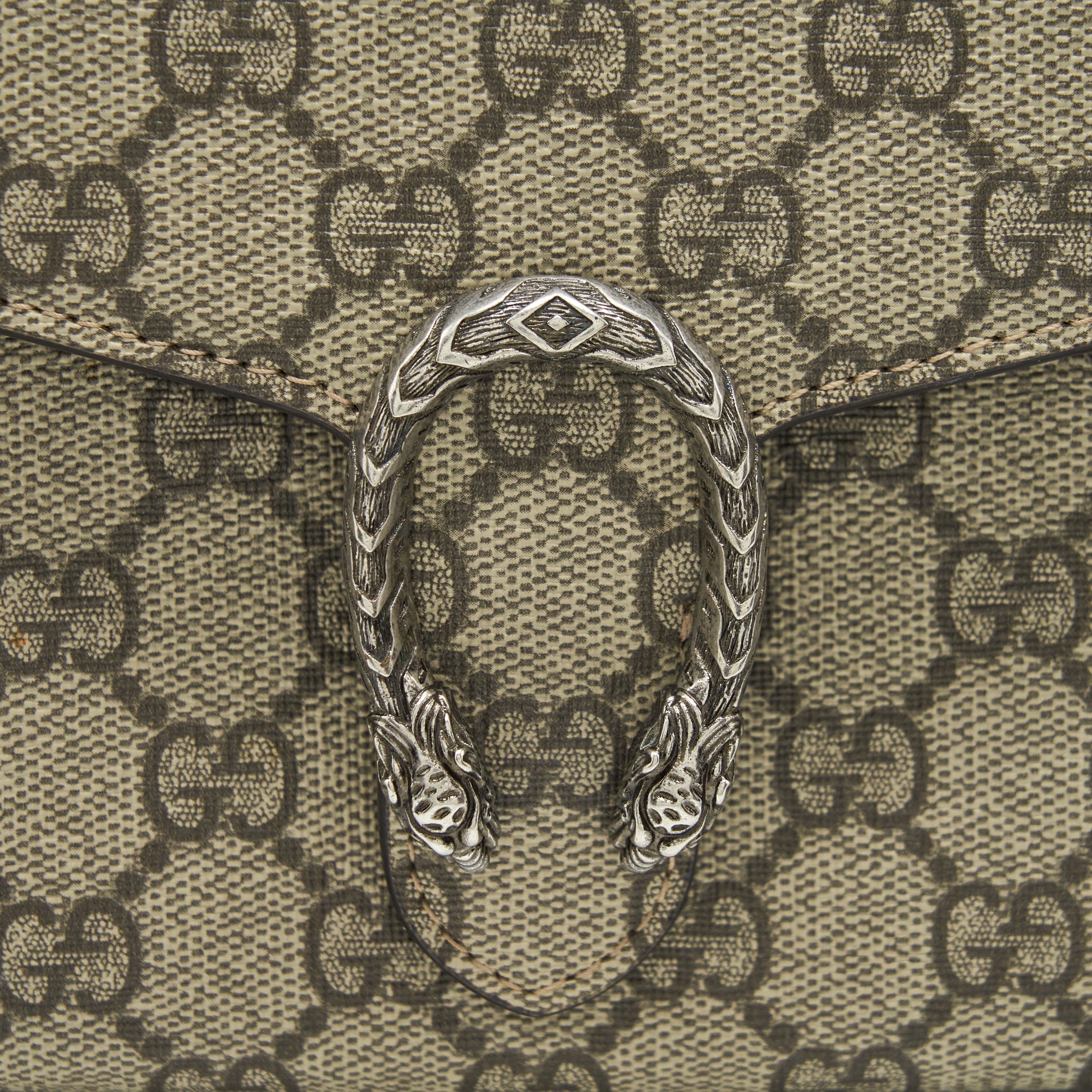Gucci Dionysus Wallet On Chain GG supreme Canvas SHW