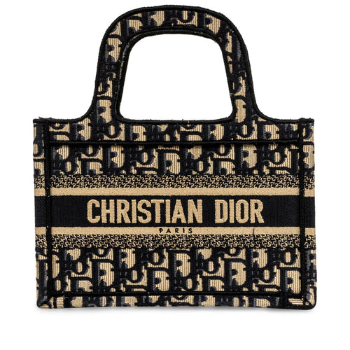 Dior Mini Book Tote - Oblique Canvas