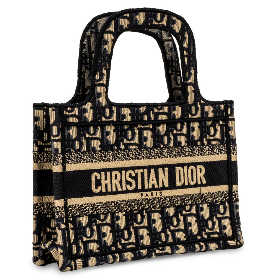 Dior Mini Book Tote - Oblique Canvas