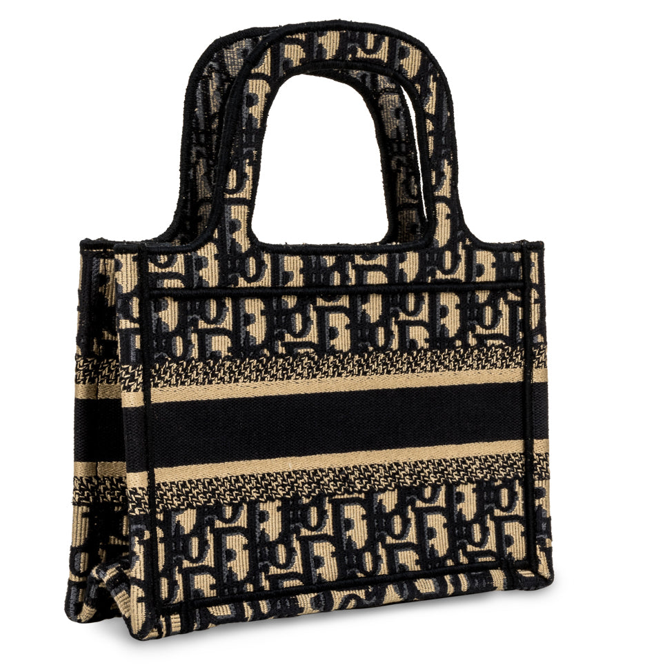 Dior Mini Book Tote - Oblique Canvas