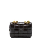 Bottega Veneta Chain Cassette Bag Dark Brown GHW