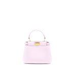 Fendi Peekaboo Iconic XS Nappa Light Purple GHW