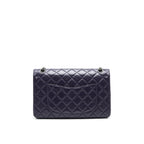 Chanel Reissue 226 in Dark Purple with silver ruthenium hardware