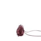 Bottega Veneta Mini Pouch Calfskin Dark Red