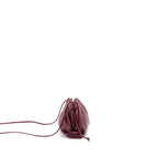 Bottega Veneta Mini Pouch Calfskin Dark Red