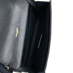 Saint Laurent/YSL Envelop Clutch Grained Calfskin Black GHW