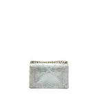 Dior Small Diorama Lizard Metallic Silver SHW