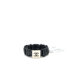 Chanel Square CC Hair Band Black LGHW