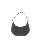 Celine Ava Bag in Triomphe Canvas/Calfskin Tan